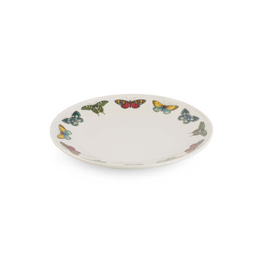 Botanic Garden Harmony Accents White 12 Inch Coupe Plate